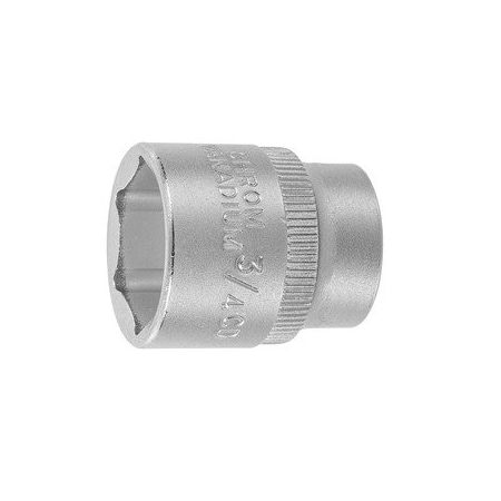 Holex 3/8 inch Drive Socket, 6 pt, 3/4 inch, 637222.75 637222 3/4